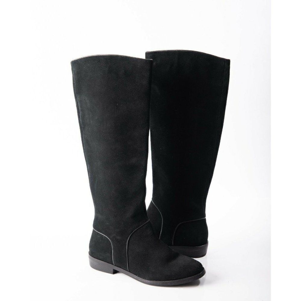 UGG® Womens Gracen Suede Block Heel Riding Boots
